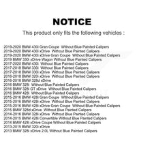 Charger l'image dans la galerie, Front Rear Brake Rotor &amp; Ceramic Pad Kit For BMW 328i xDrive 320i 330i 428i 430i