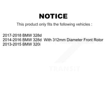 Load image into Gallery viewer, Front Rear Brake Rotor And Ceramic Pad Kit For BMW 328i 320i 428i 228i 230i 328d