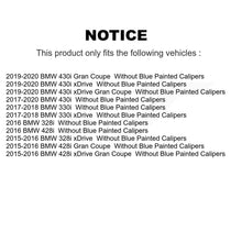 Load image into Gallery viewer, Front Rear Brake Rotors Ceramic Pad Kit For BMW 330i xDrive 328i 428i Gran Coupe