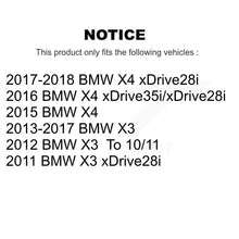 Load image into Gallery viewer, Front Rear Disc Brake Rotors And Ceramic Pads Kit For BMW X3 X4