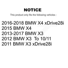 Load image into Gallery viewer, Front Rear Disc Brake Rotors And Ceramic Pads Kit For BMW X3 X4