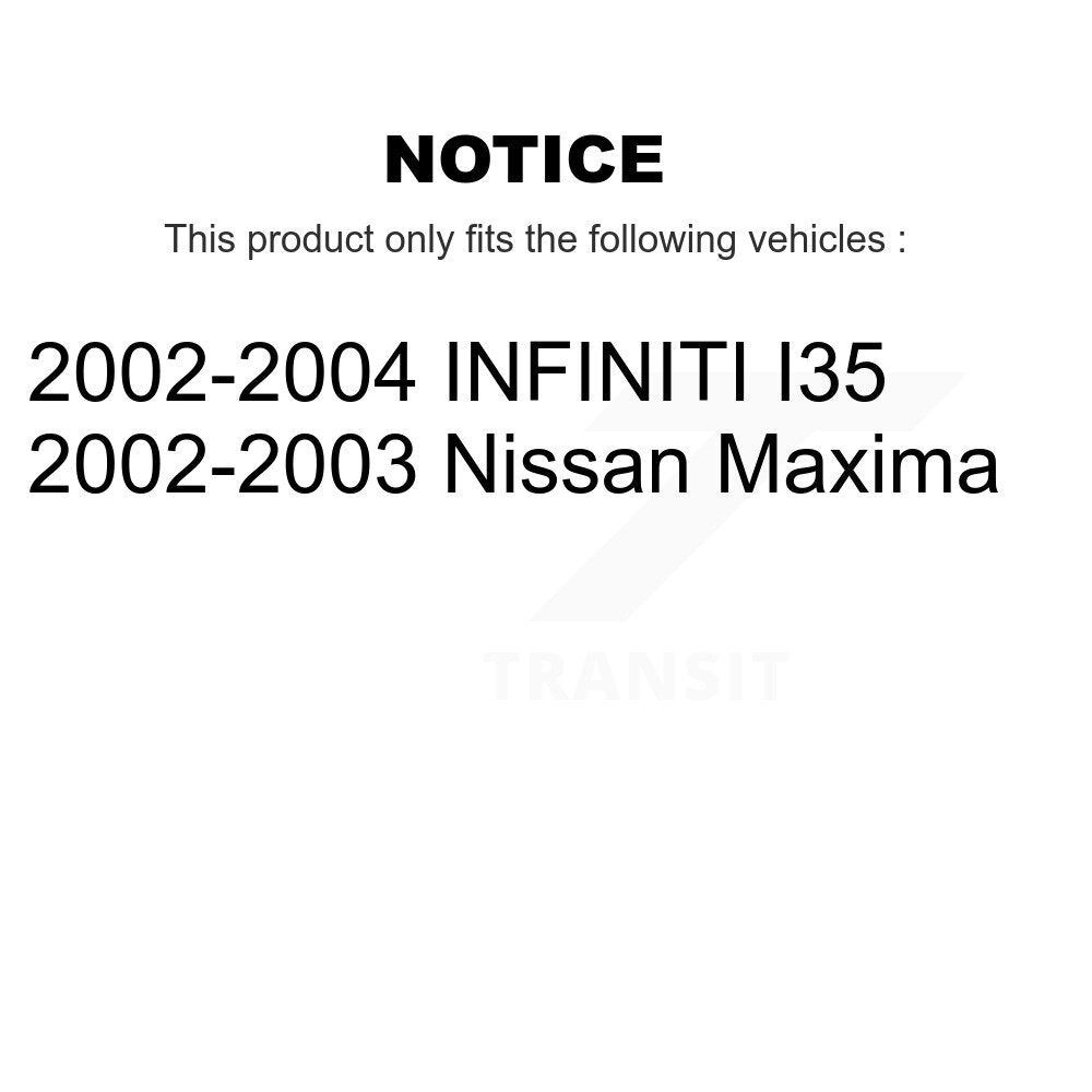 Front Rear Disc Brake Rotors And Ceramic Pads Kit For Nissan Maxima INFINITI I35