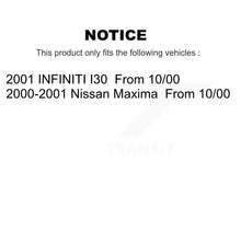 Charger l'image dans la galerie, Front Rear Brake Rotor Ceramic Pad Kit For Nissan Maxima INFINITI I30 From 10/00
