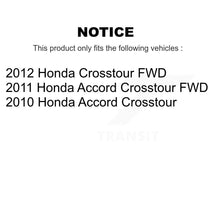 Load image into Gallery viewer, Front Rear Disc Brake Rotors And Ceramic Pads Kit For Honda Accord Crosstour