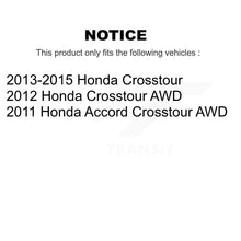 Load image into Gallery viewer, Front Rear Disc Brake Rotors And Ceramic Pads Kit For Honda Crosstour Accord