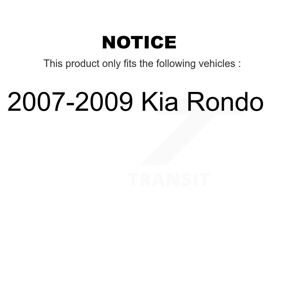 [Front+Rear] 2007-2009 Kia Rondo Premium OE Brake Kit & Ceramic Pads For Max Braking