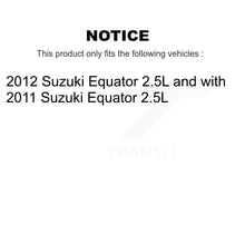 Load image into Gallery viewer, Front Rear Disc Brake Rotors And Ceramic Pads Kit For Suzuki Equator