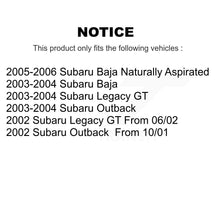 Load image into Gallery viewer, Front Rear Disc Brake Rotors And Ceramic Pads Kit For Subaru Outback Legacy Baja