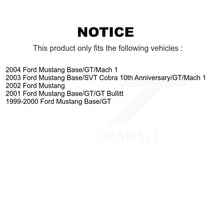 Load image into Gallery viewer, Front Rear Disc Brake Rotors And Ceramic Pads Kit For Ford Mustang