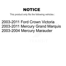 Charger l'image dans la galerie, Front Rear Brake Rotor And Ceramic Pad Kit For Ford Crown Victoria Mercury Grand