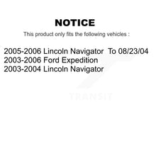 Charger l'image dans la galerie, Front Rear Brake Rotor And Ceramic Pad Kit For Ford Expedition Lincoln Navigator