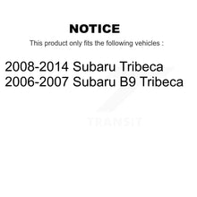 Load image into Gallery viewer, Front Rear Disc Brake Rotors And Ceramic Pads Kit For Subaru Tribeca B9