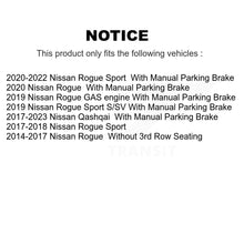 Load image into Gallery viewer, Front Rear Disc Brake Rotors And Ceramic Pads Kit For Nissan Rogue Sport Qashqai