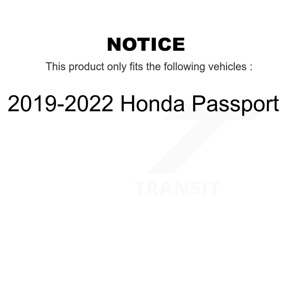 [Front+Rear] 2019-2022 Honda Passport Premium OE Brake Kit & Ceramic Pads For Max Braking