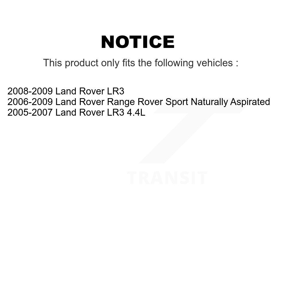 Front Rear Disc Brake Rotors And Ceramic Pads Kit For Land Rover Range Sport LR3