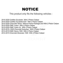 Charger l'image dans la galerie, Front Rear Brake Rotor &amp; Ceramic Pad Kit For Chevrolet Silverado 1500 GMC Sierra