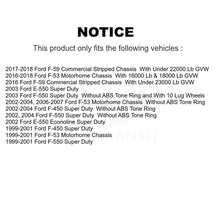 Load image into Gallery viewer, Rear Brake Rotors Ceramic Pad Kit For Ford F59 E-550 Super Duty F-550 F-450 F-53