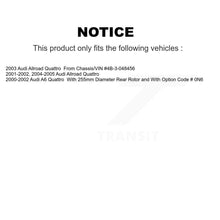 Load image into Gallery viewer, Rear Disc Brake Rotors And Ceramic Pads Kit For Audi A6 Quattro Allroad