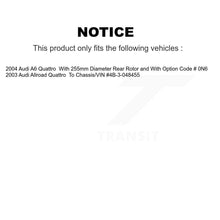 Load image into Gallery viewer, Rear Disc Brake Rotors And Ceramic Pads Kit For Audi A6 Quattro Allroad