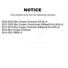 Charger l'image dans la galerie, Rear Disc Brake Rotors Ceramic Pad Kit For Mini Cooper Countryman Clubman BMW i3