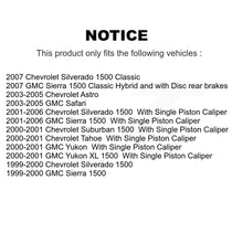 Charger l'image dans la galerie, Rear Brake Rotor &amp; Ceramic Pad Kit For Chevrolet Silverado 1500 GMC Sierra Tahoe