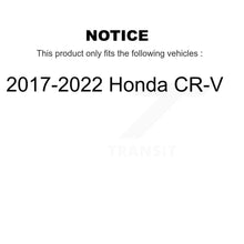 Charger l&#39;image dans la galerie, Rear Disc Brake Rotors And Ceramic Pads Kit For 2017-2022 Honda CR-V