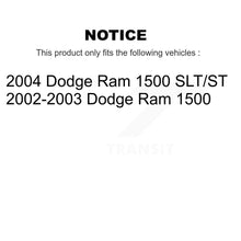 Load image into Gallery viewer, Rear Disc Brake Rotors And Ceramic Pads Kit For Dodge Ram 1500