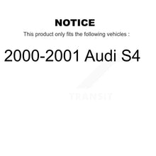 Load image into Gallery viewer, Rear Disc Brake Rotors And Ceramic Pads Kit For 2000-2001 Audi S4