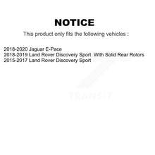 Load image into Gallery viewer, Rear Brake Rotors &amp; Ceramic Pad Kit For Land Rover Discovery Sport Jaguar E-Pace