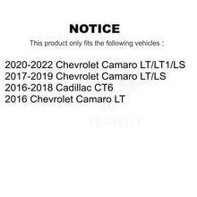 Charger l'image dans la galerie, Rear Disc Brake Rotors And Ceramic Pads Kit For Chevrolet Camaro Cadillac CT6