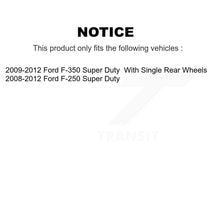 Charger l'image dans la galerie, Rear Disc Brake Rotors And Ceramic Pads Kit For Ford F-250 Super Duty F-350