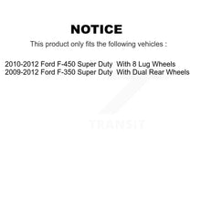 Load image into Gallery viewer, Rear Disc Brake Rotors And Ceramic Pads Kit For Ford F-350 Super Duty F-450