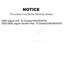 Charger l'image dans la galerie, Rear Disc Brake Rotors And Ceramic Pads Kit For Jaguar Vanden Plas XJ8