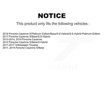 Load image into Gallery viewer, Rear Disc Brake Rotor And Ceramic Pad Kit For Volkswagen Touareg Porsche Cayenne