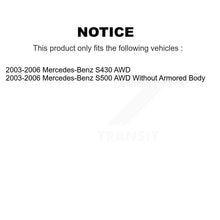 Load image into Gallery viewer, Rear Disc Brake Rotors Ceramic Pad Kit For 2003-2006 Mercedes-Benz S430 S500 AWD