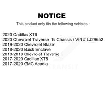 Load image into Gallery viewer, Rear Brake Rotors Ceramic Pad Kit For Chevrolet Cadillac XT5 Traverse GMC Acadia