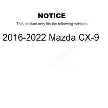 Load image into Gallery viewer, Rear Disc Brake Rotors And Ceramic Pads Kit For 2016-2022 Mazda CX-9 K8C-102148