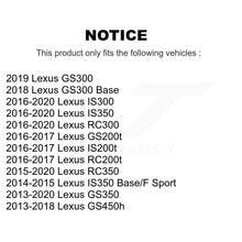 Load image into Gallery viewer, Rear Brake Rotors Ceramic Pad Kit For Lexus IS300 IS350 GS350 RC350 RC300 IS200t