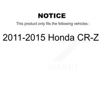 Load image into Gallery viewer, Rear Disc Brake Rotors And Ceramic Pads Kit For 2011-2015 Honda CR-Z K8C-102152