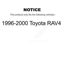 Load image into Gallery viewer, Front Rear Disc Brake Rotor Ceramic Pad Drum Kit (7Pc) For 1996-2000 Toyota RAV4