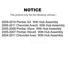 Charger l'image dans la galerie, Front Rear Brake Rotors Ceramic Pad Drum Kit (7Pc) For Chevrolet Aveo Pontiac G3