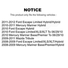 Charger l'image dans la galerie, Front Rear Brake Rotors Ceramic Pad Drum Kit (7Pc) For Ford Escape Mazda Tribute