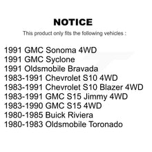 Charger l'image dans la galerie, Front Rear Brake Rotor Ceramic Pad And Drum Kit For Chevrolet S10 GMC S15 Blazer