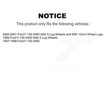 Charger l'image dans la galerie, Front Rear Disc Brake Rotors Ceramic Pads And Drum Kit For Ford F-150 4WD