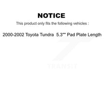 Charger l'image dans la galerie, Front Rear Disc Brake Rotors Ceramic Pads And Drum Kit For Toyota Tundra