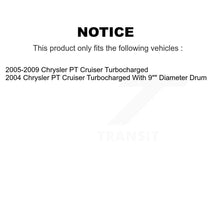 Charger l'image dans la galerie, Front Rear Brake Rotor Ceramic Pad Drum Kit For Chrysler PT Cruiser Turbocharged