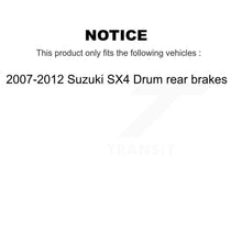 Charger l'image dans la galerie, Front Rear Disc Brake Rotor Ceramic Pad Drum Kit For Suzuki SX4 rear brakes