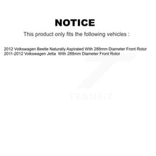 Charger l'image dans la galerie, Front Rear Disc Brake Rotor Ceramic Pad And Drum Kit For Volkswagen Jetta Beetle