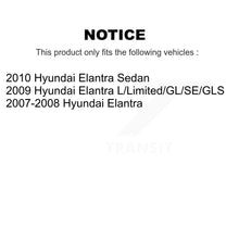 Charger l'image dans la galerie, Front Rear Disc Brake Rotors Ceramic Pads And Drum Kit For Hyundai Elantra