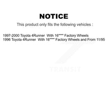 Load image into Gallery viewer, Front Rear Disc Brake Rotors Ceramic Pads And Drum Kit For Toyota 4Runner